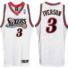 Allen Iverson Philadelphia 76ers #3 White Soul Stitched Jersey