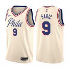 Philadelphia 76ers Dario Saric #9 Natural City Edition Stitched Jersey