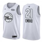2018 All-Star Philadelphia 76ers Joel Embiid #21 White Jersey