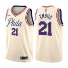 Philadelphia 76ers Joel Embiid #21 Natural City Edition Jersey
