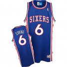 Julius Erving 76ers #6 Royal Blue HWC Stitched Jersey