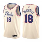 Philadelphia 76ers Marco Belinelli #18 Natural City Edition Jersey
