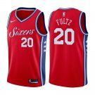 Philadelphia 76ers Markelle Fultz #20 Red Statement Stitched Jersey