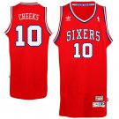 Maurice Cheeks Philadelphia 76ers #10 Sixers Red Stitched Jersey