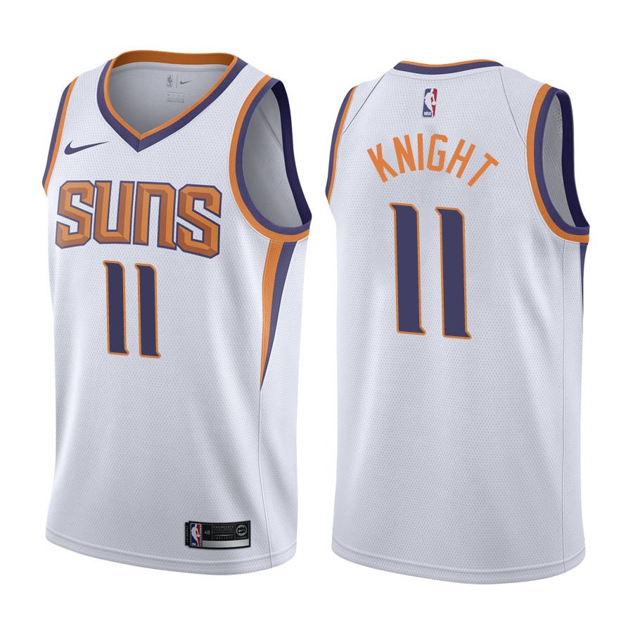 Phoenix Suns Brandon Knight #11 White Stitched Jersey