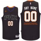 2017 Mens Phoenix Suns Alternate Black Custom Stitched Jersey