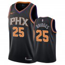 Phoenix Suns Mikal Bridges #25 Black Statement Stitched Jersey