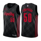 Portland Trail Blazers Caleb Swanigan #50 Black City Edition Jersey