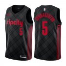 Portland Trail Blazers Pat Connaughton #5 Black City Edition Jersey