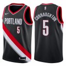 Portland Trail Blazers Pat Connaughton #5 Black Icon Stitched Jersey