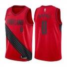 Portland Trail Blazers Shabazz Napier #6 Red Statement Stitched Jersey