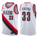 Portland Trail Blazers Zach Collins #33 White Stitched Jersey