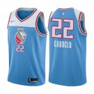 Sacramento Kings Bruno Caboclo #22 Blue City Edition Stitched Jersey