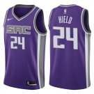Sacramento Kings Buddy Hield #24 Purple Icon Stitched Jersey