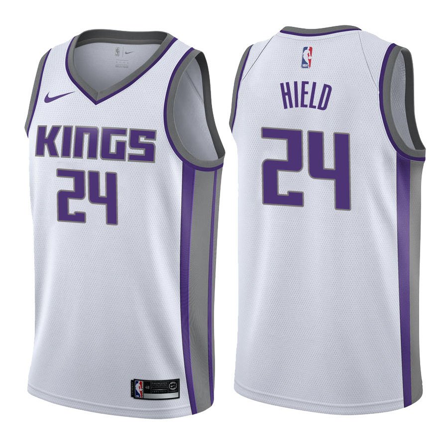 Sacramento Kings Buddy Hield #24 White Stitched Jersey