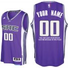 2017 Mens Sacramento Kings Road Purple Custom Stitched Jersey