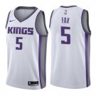 Sacramento Kings De'Aaron Fox #5 White Stitched Jersey
