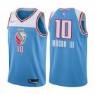 Sacramento Kings Frank Mason III #10 Blue City Edition Stitched Jersey