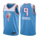 Sacramento Kings Iman Shumpert #9 Blue City Edition Stitched Jersey