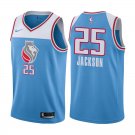 Sacramento Kings Justin Jackson #25 Blue City Edition Stitched Jersey