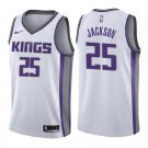 Sacramento Kings Justin Jackson #25 White Stitched Jersey