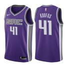 Sacramento Kings Kosta Koufos #41 Purple Icon Stitched Jersey
