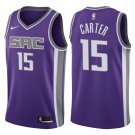 Sacramento Kings Vince Carter #15 Purple Icon Stitched Jersey