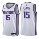 Sacramento Kings Vince Carter #15 White Stitched Jersey