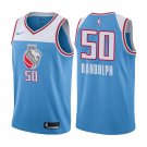 Sacramento Kings Zach Randolph #50 Blue City Edition Stitched Jersey