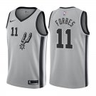 San Antonio Spurs Bryn Forbes #11 Silver Statement Stitched Jersey