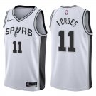 San Antonio Spurs Bryn Forbes #11 White Stitched Jersey