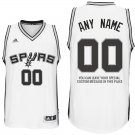 2017 Mens San Antonio Spurs Home White Custom Stitched Jersey