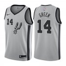 San Antonio Spurs Danny Green #14 Silver Statement Stitched Jersey