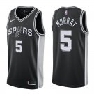 San Antonio Spurs Dejounte Murray #5 Black Icon Stitched Jersey
