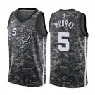 San Antonio Spurs Dejounte Murray #5 Camo City Edition Stitched Jersey