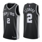 San Antonio Spurs Kawhi Leonard #2 Black Icon Stitched Jersey