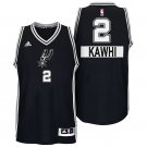 Kawhi Leonard Spurs #2 2014 Christmas Day Black Stitched Jersey