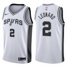 San Antonio Spurs Kawhi Leonard #2 White Stitched Jersey