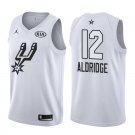 2018 All-Star San Antonio Spurs LaMarcus Aldridge #12 White Jersey