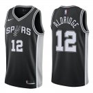 San Antonio Spurs LaMarcus Aldridge #12 Black Icon Stitched Jersey