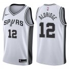 San Antonio Spurs LaMarcus Aldridge #12 White Stitched Jersey
