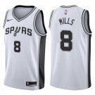 San Antonio Spurs Patty Mills #8 White Stitched Jersey