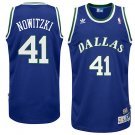 Dirk Nowitzki Royal Blue Throwback Stitched Jersey