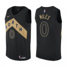 Toronto Raptors CJ Miles #0 Black City Edition Stitched Jersey