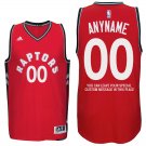 2017 Mens Toronto Raptors Road Red Custom Stitched Jersey