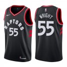 Toronto Raptors Delon Wright #55 Black Statement Stitched Jersey