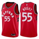 Toronto Raptors Delon Wright #55 Red Icon Stitched Jersey