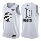 2018 All-Star Toronto Raptors DeMar DeRozan #10 White Stitched Jersey