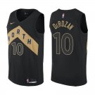 Toronto Raptors DeMar DeRozan #10 Black City Edition Stitched Jersey
