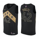 Toronto Raptors Jakob Poeltl #42 Black City Edition Stitched Jersey